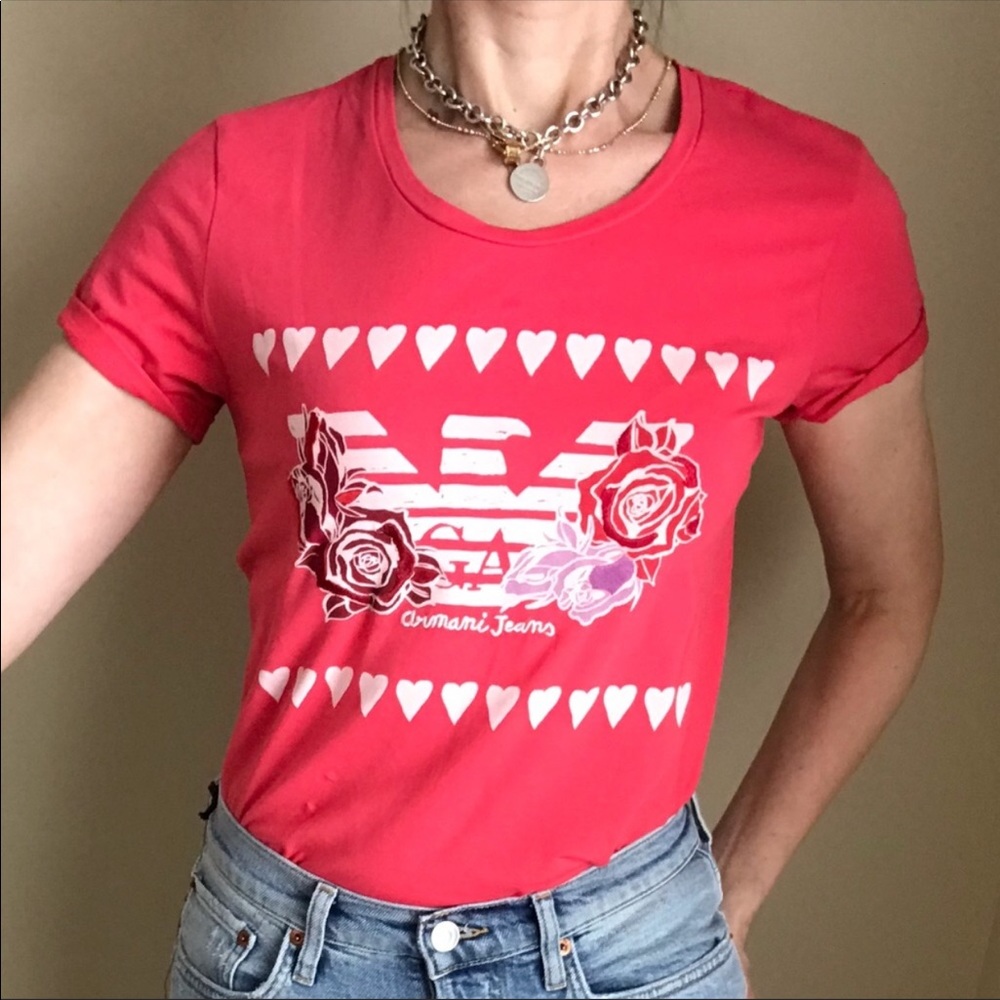 Armani Jeans  Logo t-shirt  graphic tee